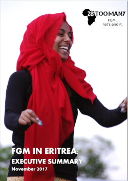 Executive Summary: FGM in Eritrea (2017, English)